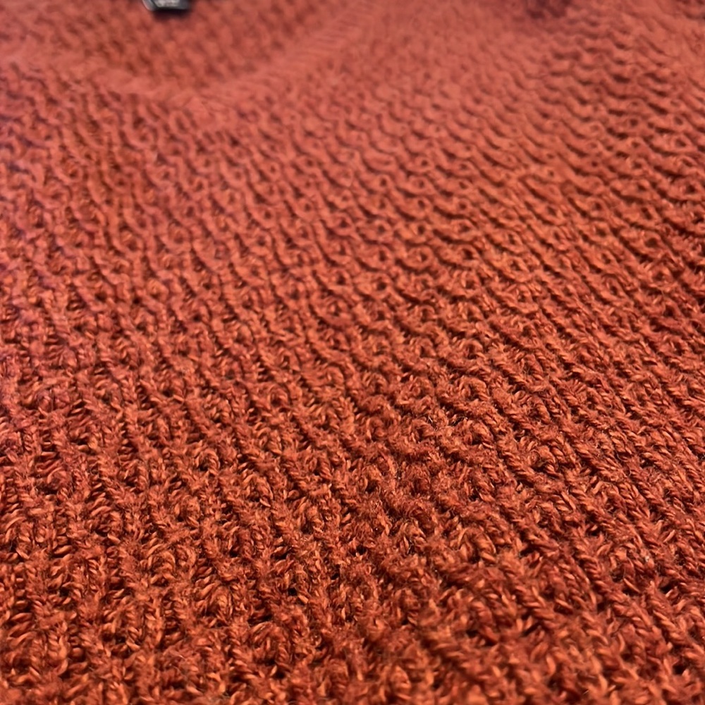 Rust Knit Sweater - Picture 3 of 4